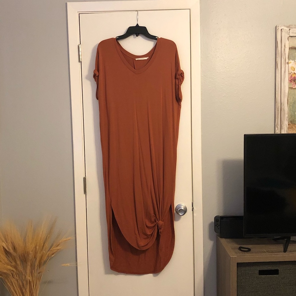 Ellison Burnt Orange Dress